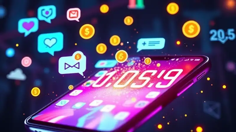 Pantalla brillante y usuarios celebran en línea