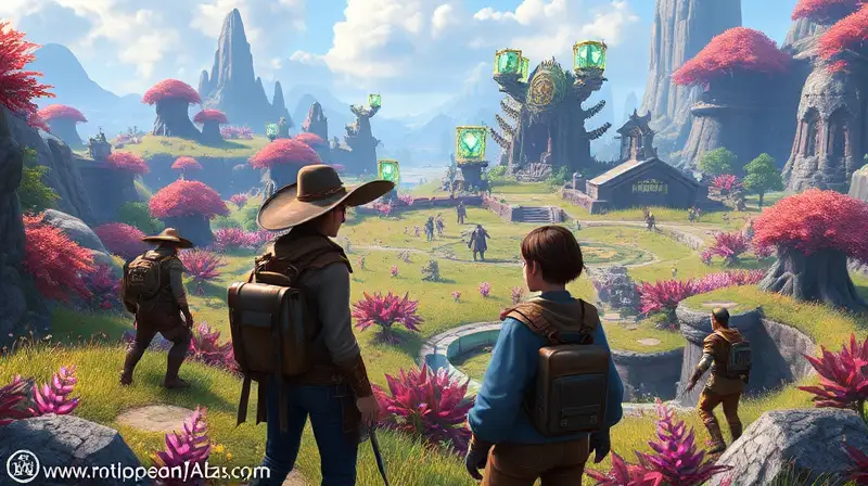 Jugador explora mundo abierto lleno de aventuras