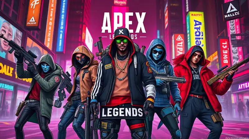 Personajes de Apex Legends en moda urbana