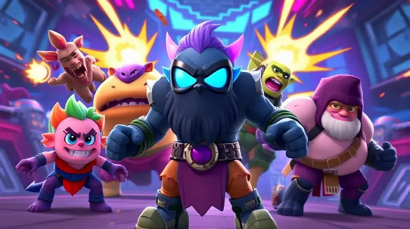 Gale y personajes raros en batalla dinámica
