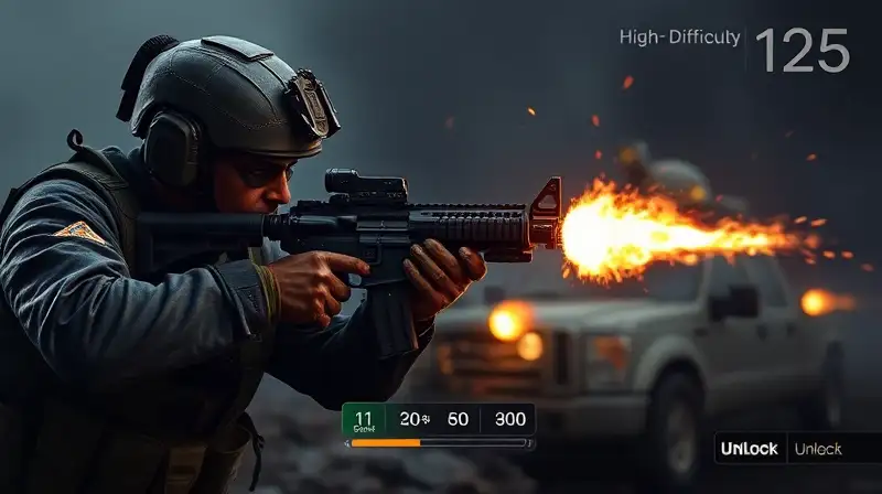 Soldado de Call of Duty en acción intensa