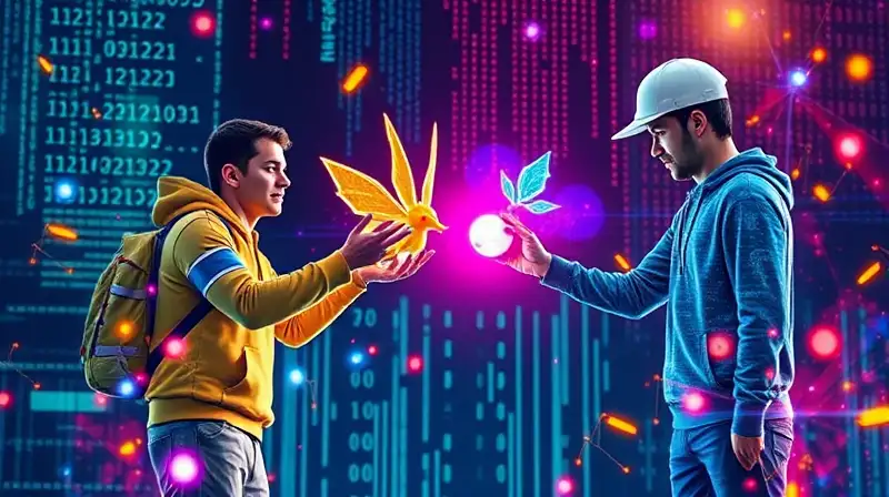 Entrenadores intercambian Pokémon con tecnología avanzada