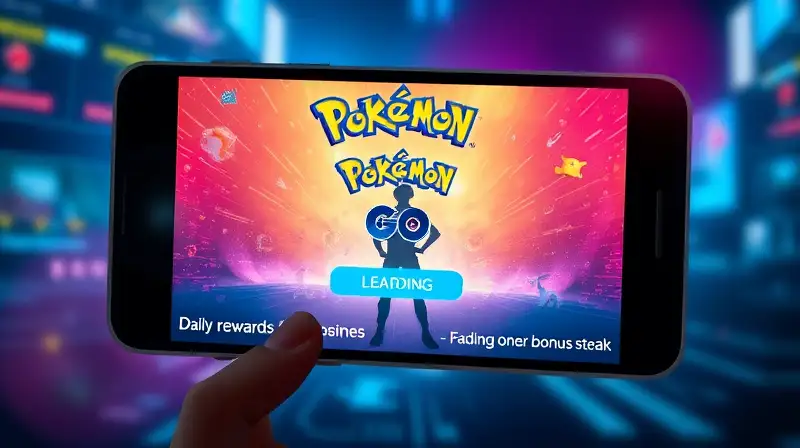 Smartphone muestra pantalla de juego Pokémon GO