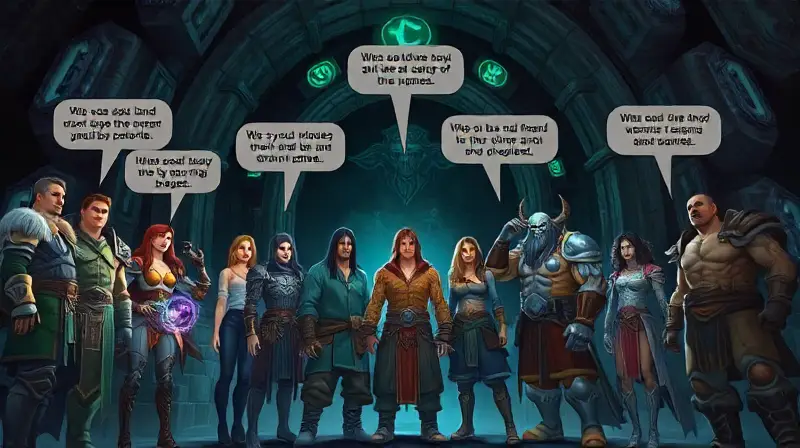 Personajes de WoW confusos frente a mazmorra