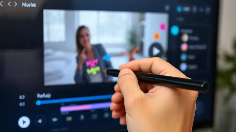 Interfaz moderna de video con anotaciones interactivas