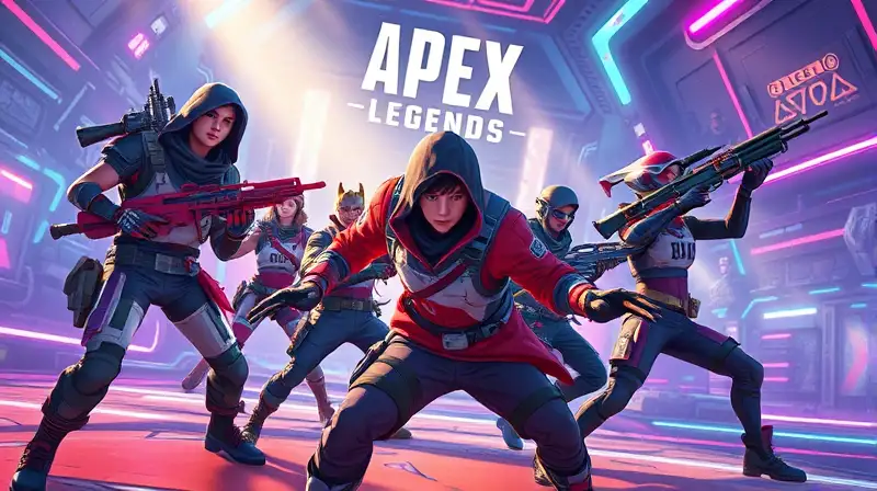 Personajes de Apex Legends en acción vibrante