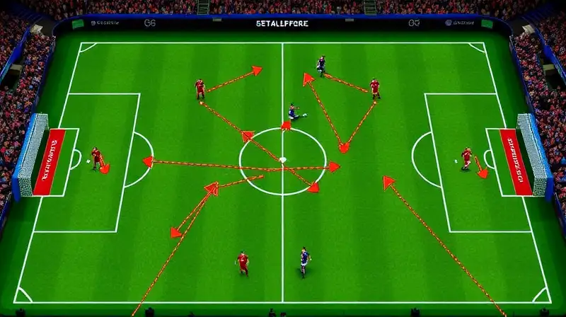 Diagrama táctico de fútbol con estrategias visuales