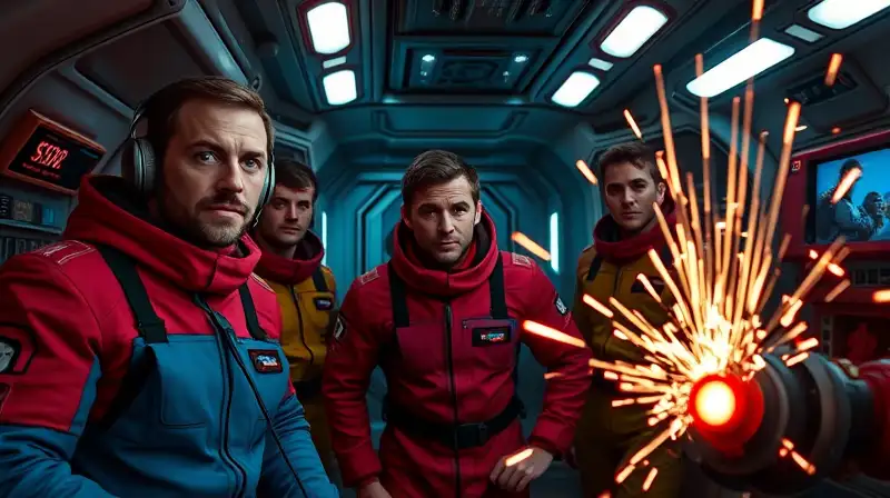 Tripulantes de Among Us en emergencia espacial