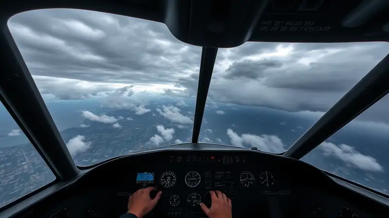 Simulador de vuelo con clima dinámico offline