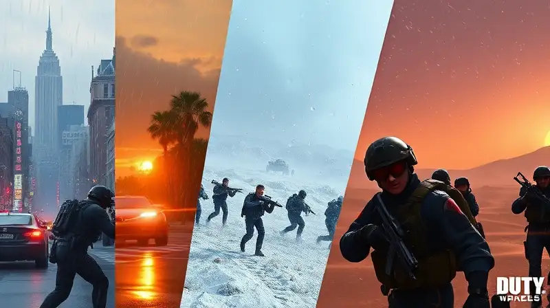 Gameplay de Call of Duty con clima dinámico