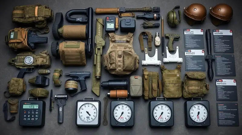 Equipo táctico militar organizado, estilo moderno