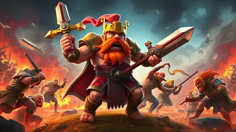 Rey bárbaro batalla