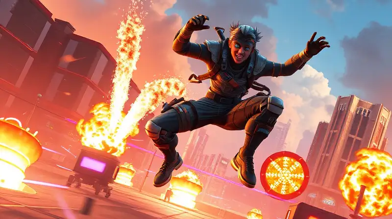 Personaje de Apex Legends salta en combate futurista