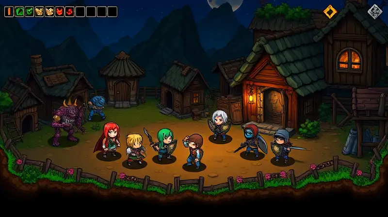 NPCs de Terraria protegidos, noche y enemigos