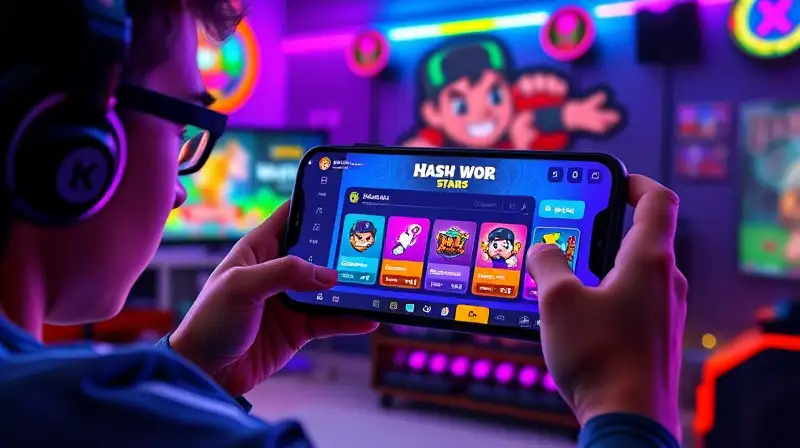 Jugador móvil crea vibrante panel de Brawl Stars