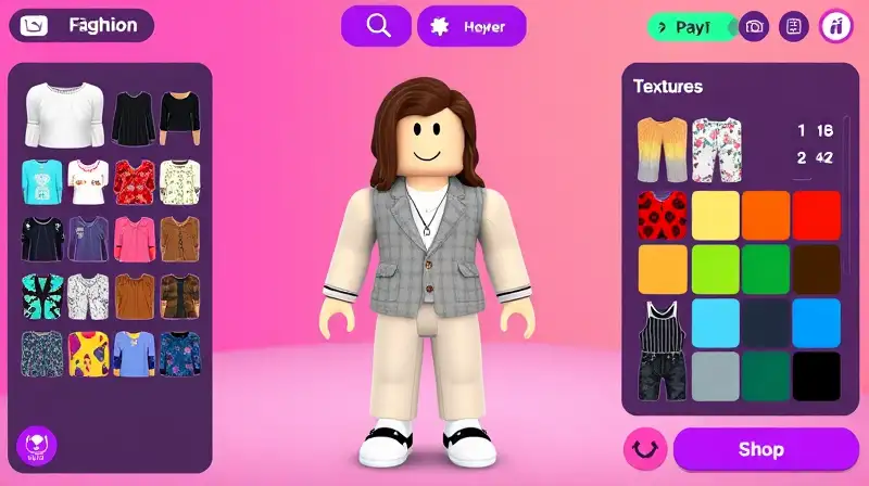 Avatar moderno personaliza ropa con estilo
