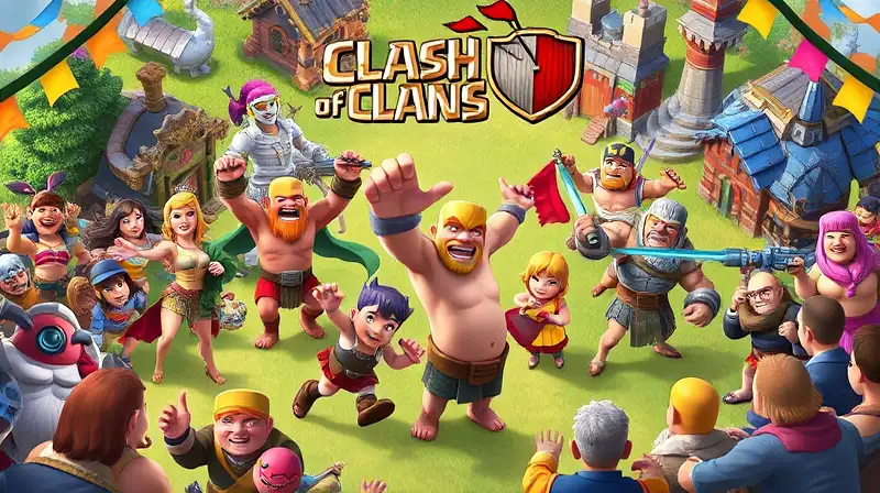 Eventos vibrantes y coloridos en Clash of Clans