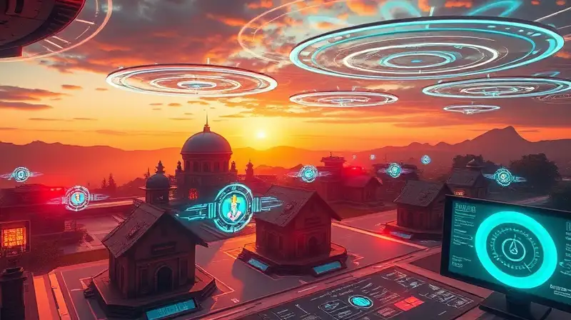 Generadores futuristas protegen aldeas con escudos
