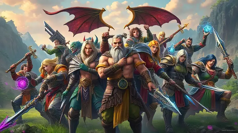 Grupo heroico de WoW en batalla épica