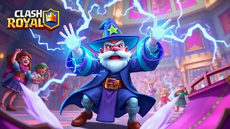 Torneo Clash Royale con Electric Wizard dinámico