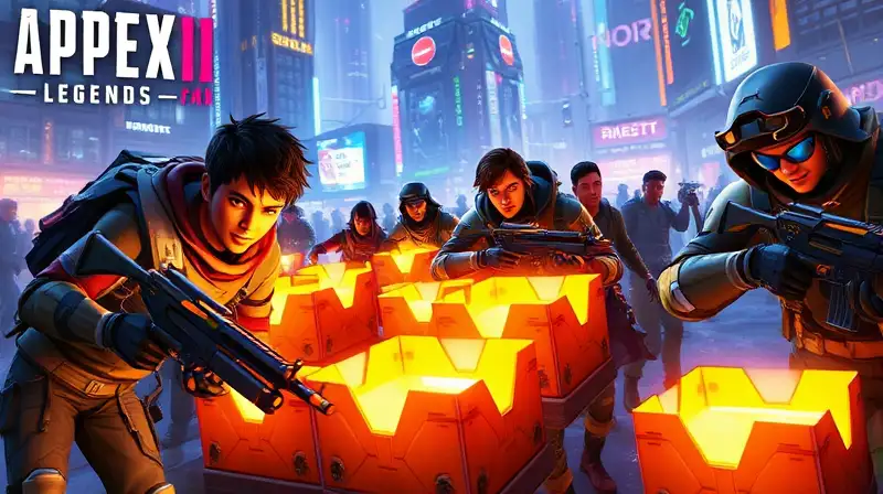 Apex Legends acción rápida en ciudad futurista