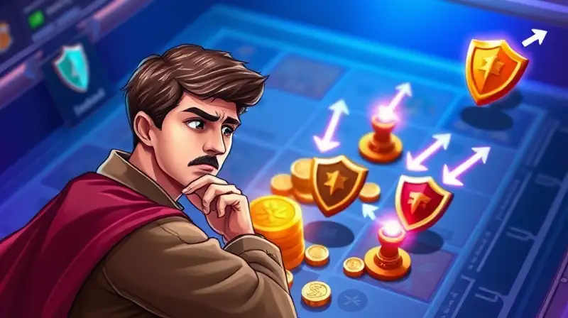 Jugador analizando tácticas en juego digital