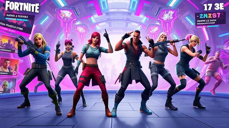 Fortnite combina baile, estrategia y mundo vibrante