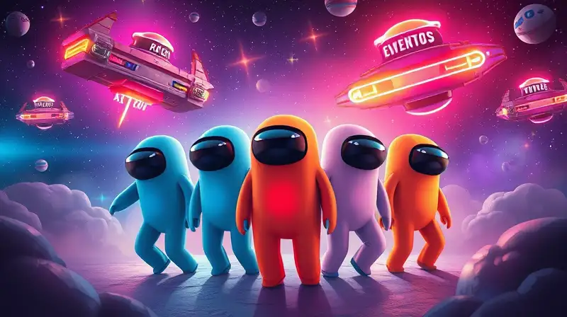 Personajes de Among Us con pieles raras