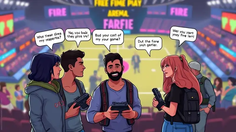 Jugadores diversos interactúan respetuosamente en Free Fire