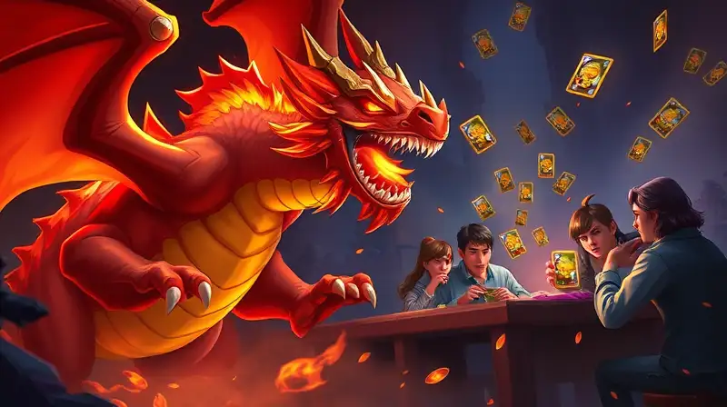 Dragón infernal lanza fuego en batalla intensa