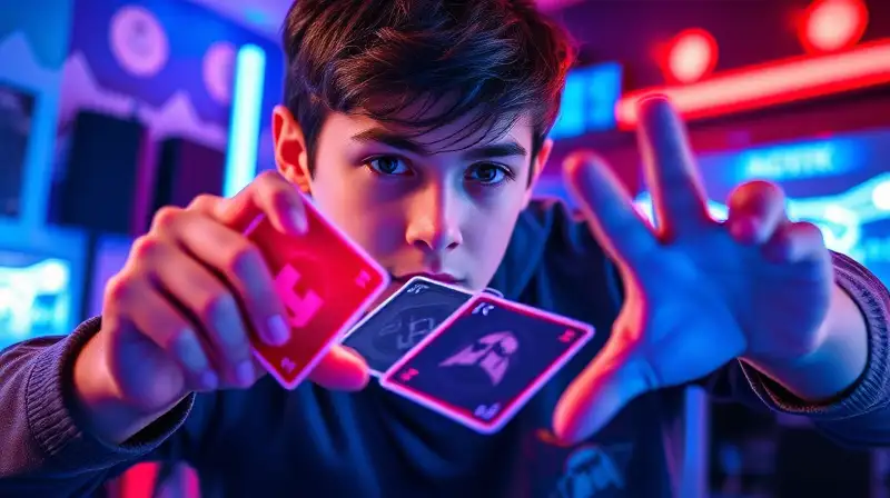 Joven gamer en intensa batalla estratégica