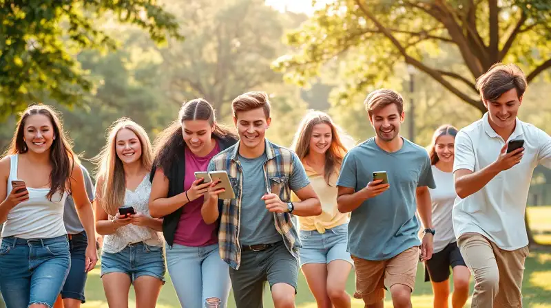 Adolescentes juegan deportes al aire libre