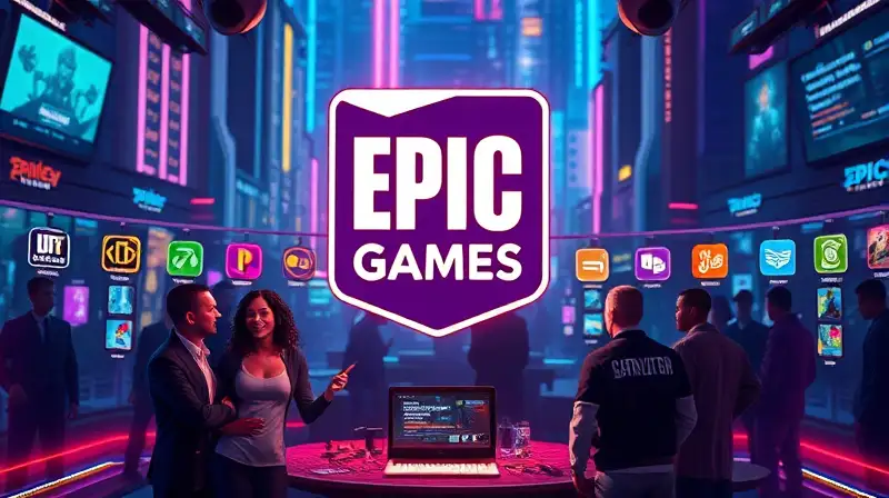 Logo Epic Games, modos, organizadores y tecnología