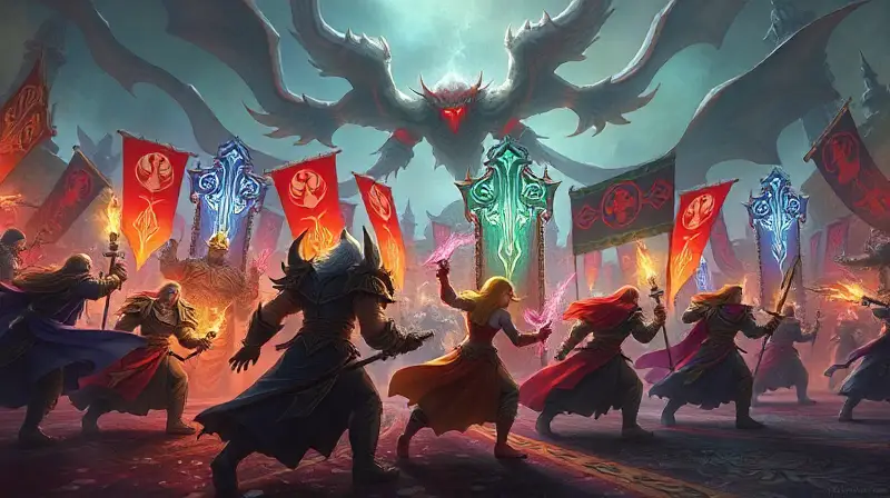 Batalla épica de héroes en Warcraft
