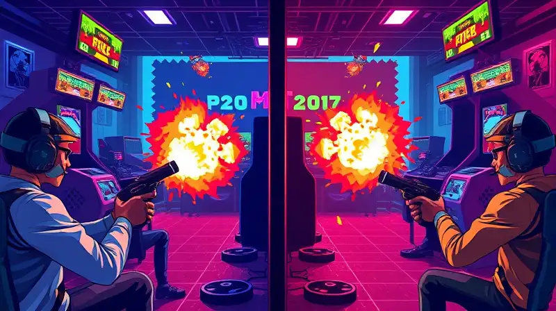 Juego arcade FPS multijugador local y online
