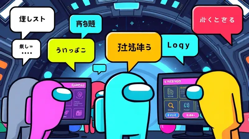 Personajes traducen en nave espacial colorida