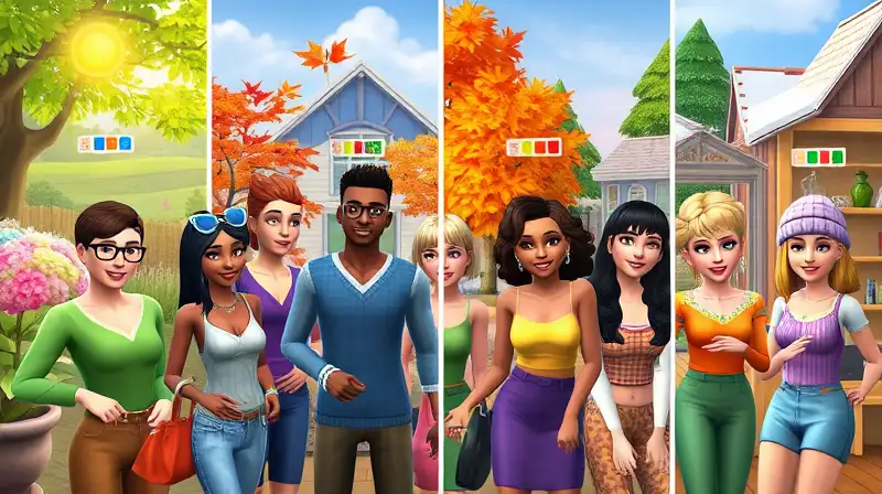 Los Sims cambian con estaciones y ambientes