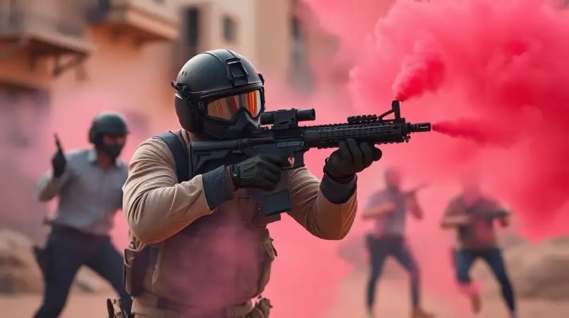 Mirage lanza señuelos en combate táctico