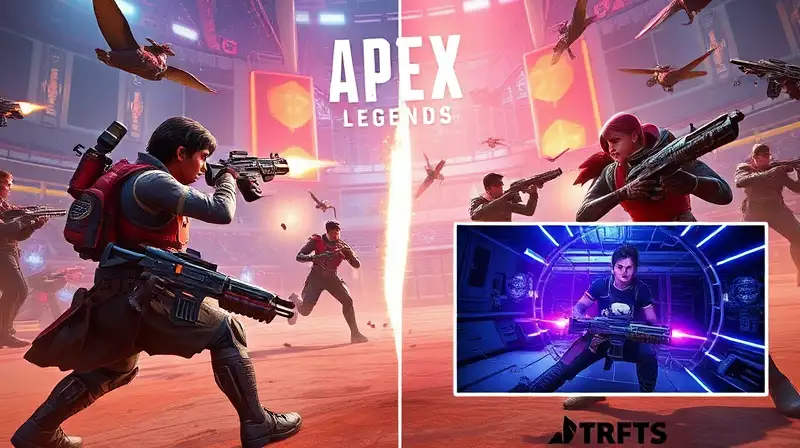 Personajes de Apex Legends en batalla intensa