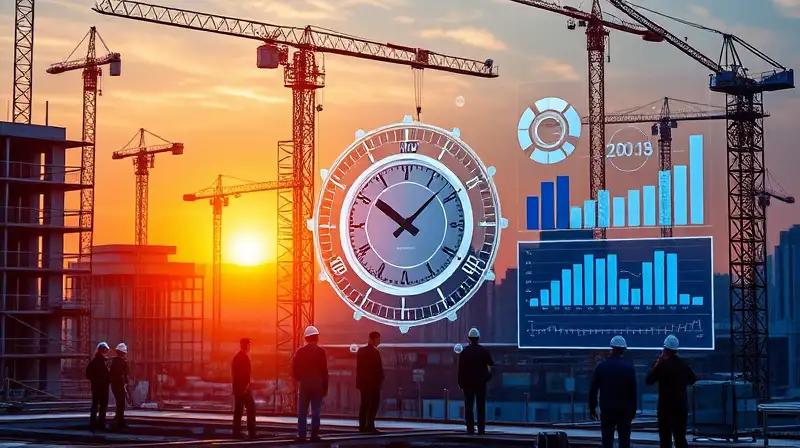 Obreros gestionan construcción con tecnología eficiente