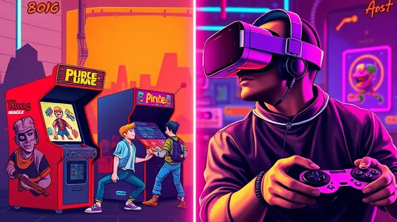 Arcade retro y futurista unidos en juego