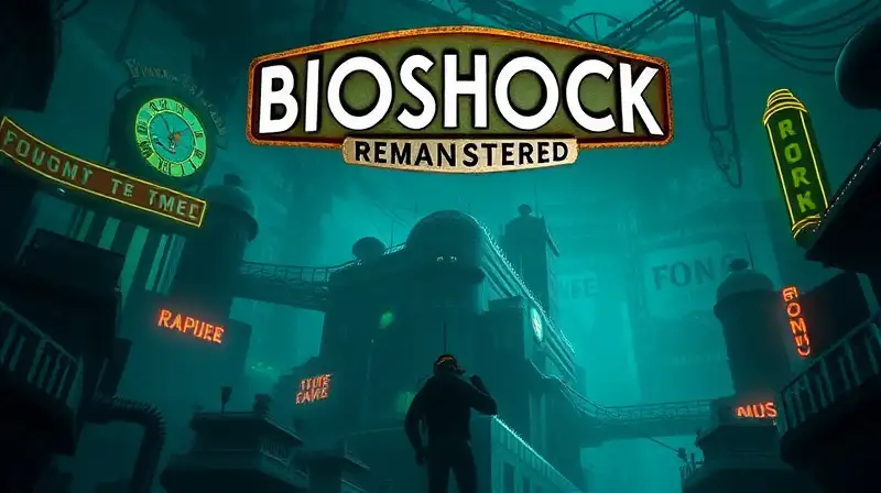 Arte de Bioshock: ciudad submarina Rapture