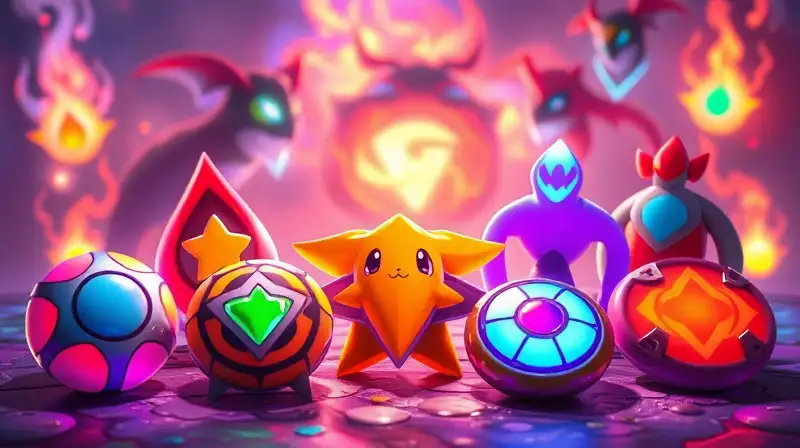 Objetos curativos Pokémon brillan con magia