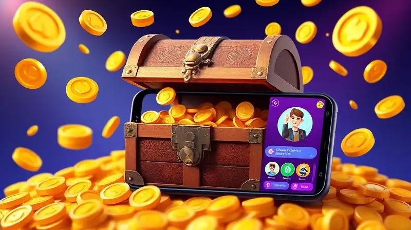 Pantalla móvil muestra juego Coin Master
