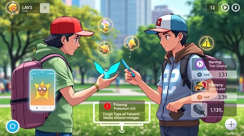 Entrenadores intercambian Pokémon con advertencias