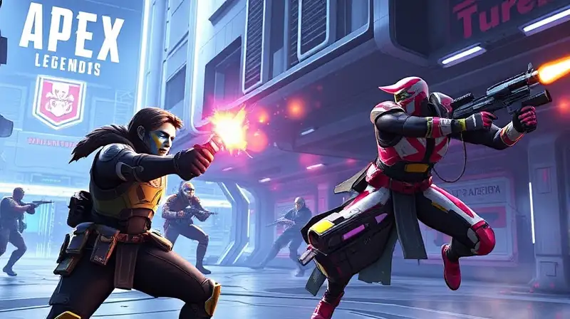 Arena futurista con combates intensos y héroes