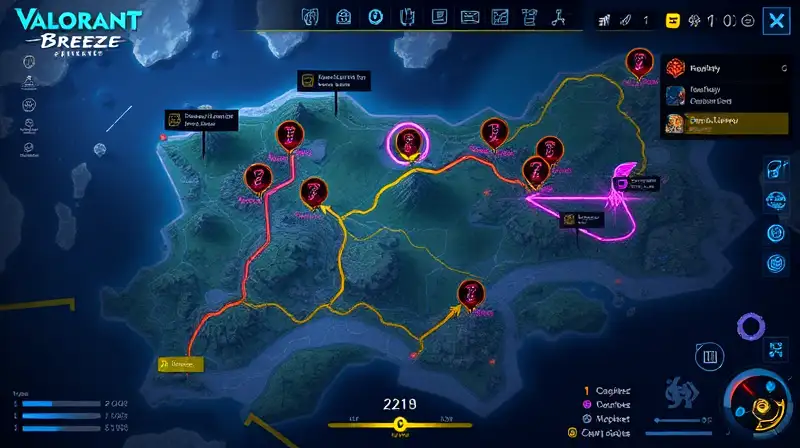 Mapa Breeze con rutas rápidas y estrategia