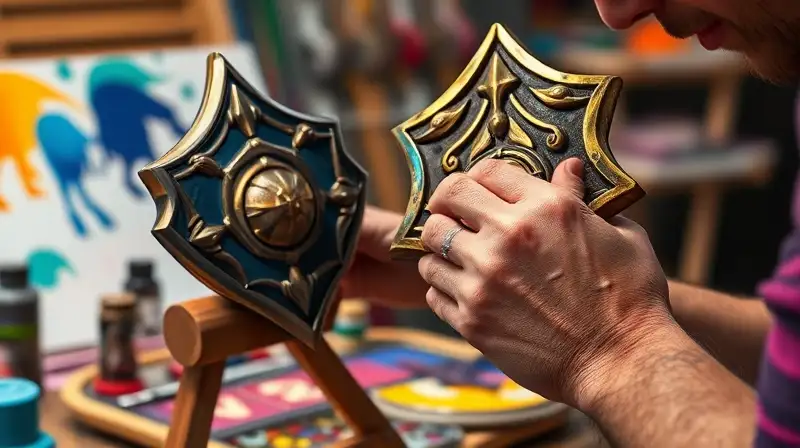 Pintura realista de Fortnite en taller
