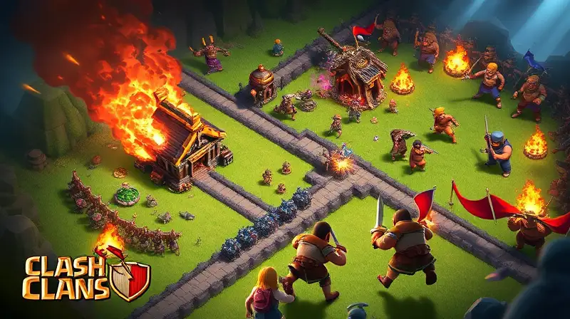 Ataque épico en aldea Clash of Clans