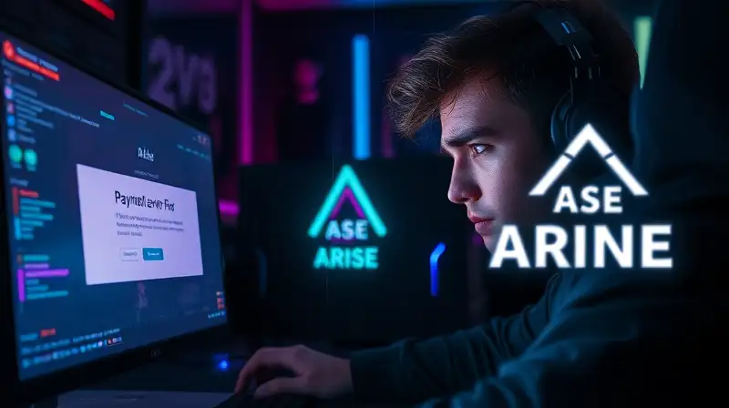 Gamer frustrado frente a error en pantalla
